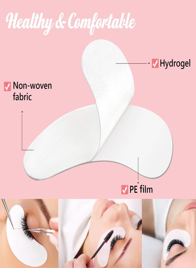 GreenLife 400 Pairs 100% Natural Eyelash Extension Under Eye Gel Pads patches kit Collagen Aloe Vera Hydrogel Eye Patches Eyelash Extension Supplies Tools, Lash Extension Supplies (100 200 400 Pairs) - Image 5
